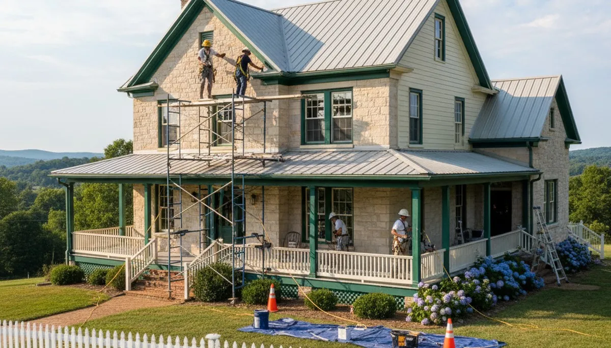 Painting contractors in Knoxville, TN providing professional interior and exterior painting services