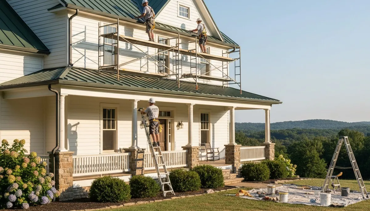 Knoxville, TN painting contractors providing professional interior and exterior house painting services