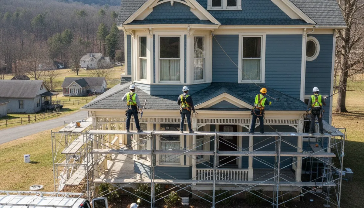 Professional painting contractor team serving Knoxville, TN for residential and commercial projects