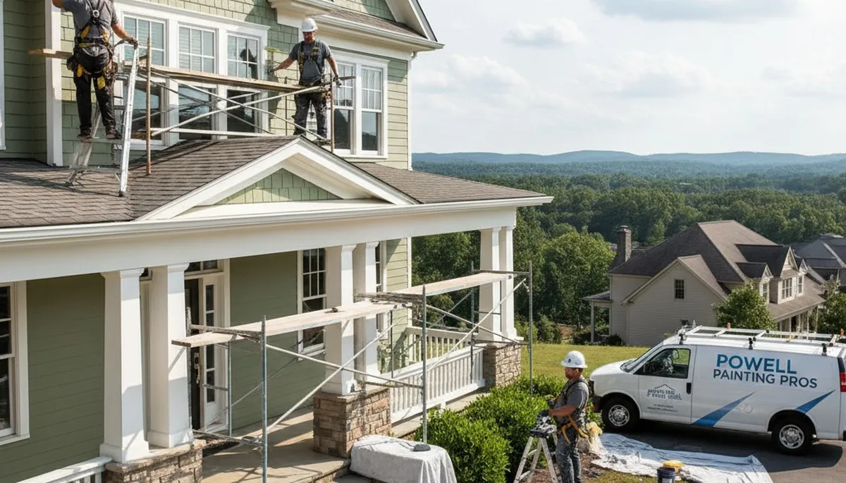 Painting contractors in Knoxville, TN providing professional interior and exterior painting services