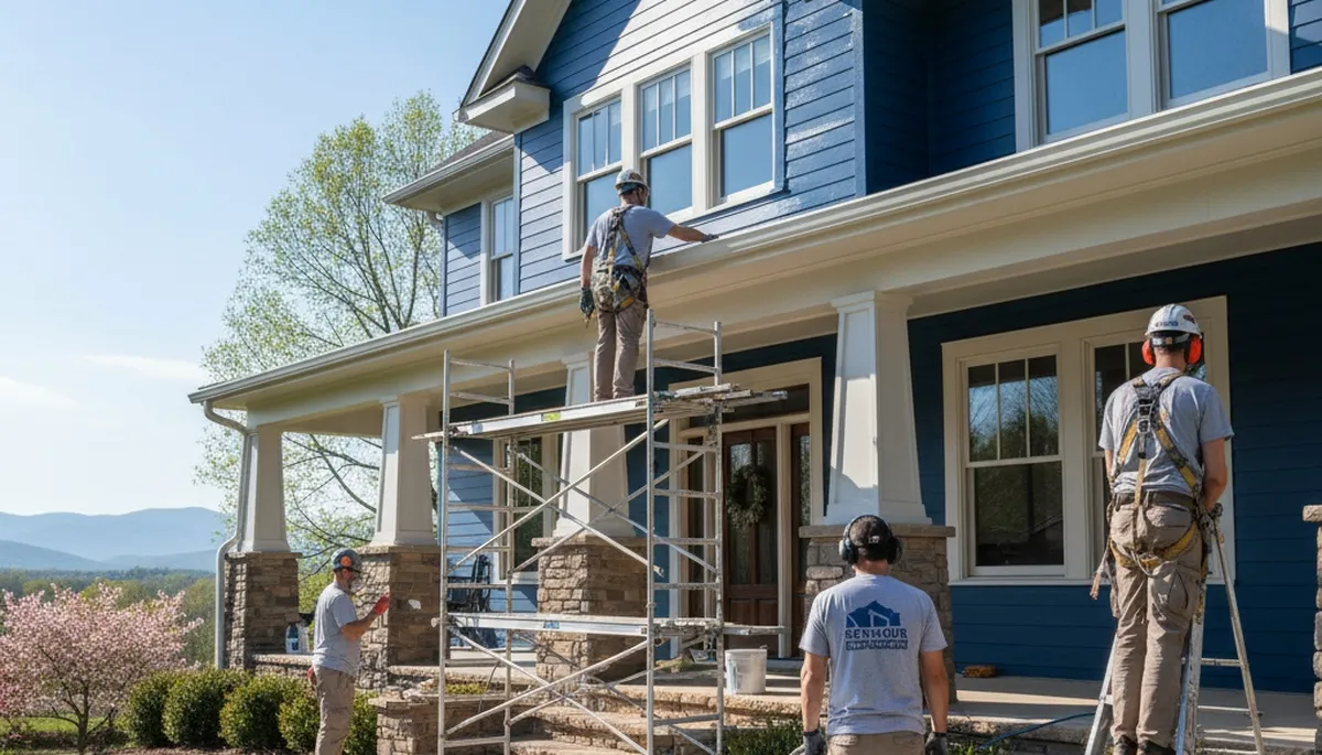 Painting contractors in Knoxville, TN providing professional interior and exterior house painting services